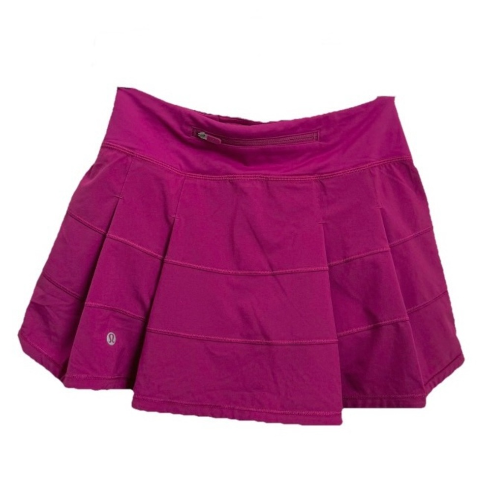 LULULEMON Pace Rival Skirt 4-Way Stretch Deep Fuchsia Size 2